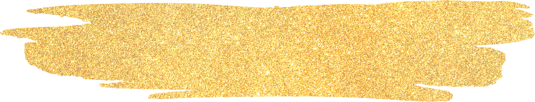 Gold Glitter Brush Stroke